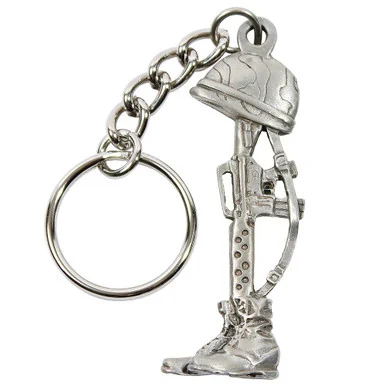 War Memorial Keychain K456 - Sparta Pewter USA