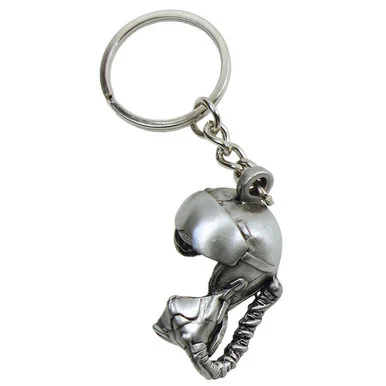 Aviator Helmet Keychain K148 - Sparta Pewter USA