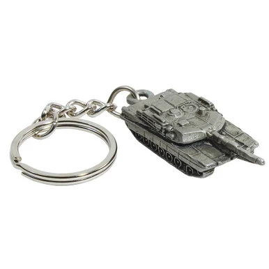 M1A Abrams Tank Keychain K519 - Sparta Pewter USA