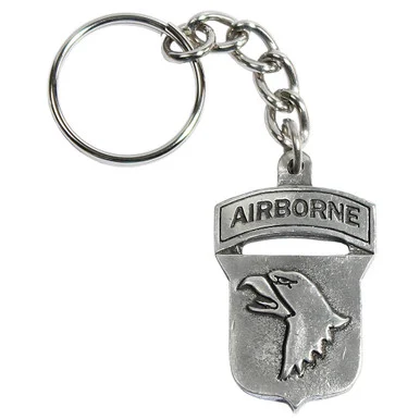 101st Airborne Keychain K403 - Sparta Pewter USA