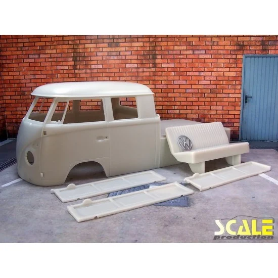 Scale Production SPTK24037 1/24 Transkit Volkswagen Doka (CrewCab) for Hasegawa kit - Model Cars