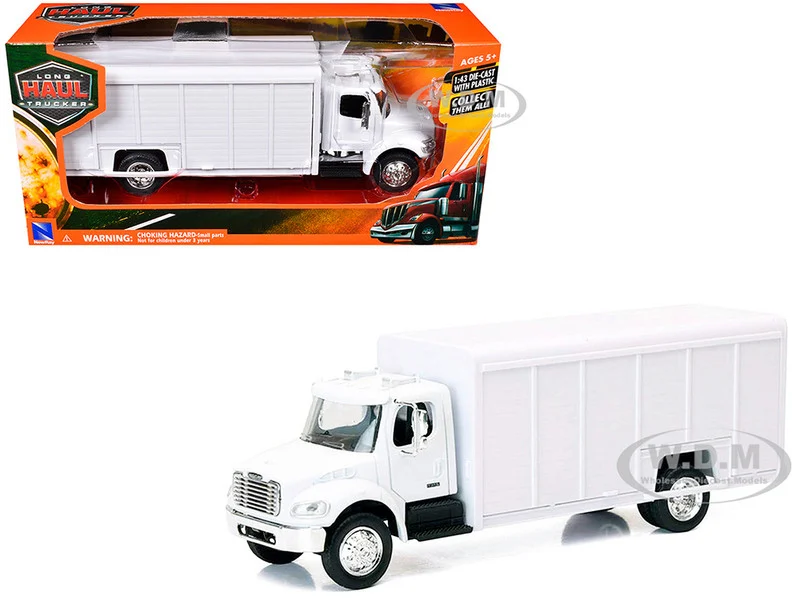 Freightliner M2 Beverage Truck White "Long Haul Trucker" Series 1/43 Diecast Model by New Ray - Freightliner Models