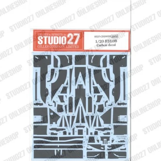 Studio27 CD20028 1/20 F310B Carbon Decal for Tamiya #20045 - Model Cars
