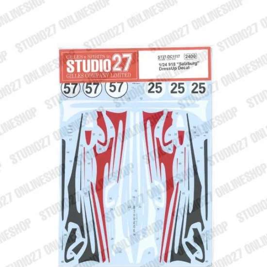 Studio27 DC1117 1/24 918 'Salzburg' Dress Up Decal for Revell #07026 - Model Cars