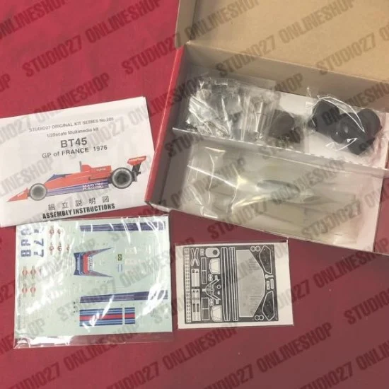 Studio27 FK20205 1/20 Brabham BT45 French GP 1976 [Multi Material Kit] - Model Cars