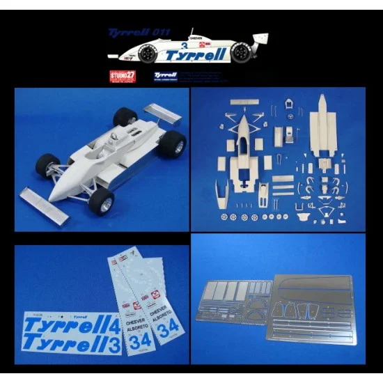 Studio27 FK20286 1/20 Tyrrell 011 GP of Germany 1981 [Multi Material Kit] - Model Cars