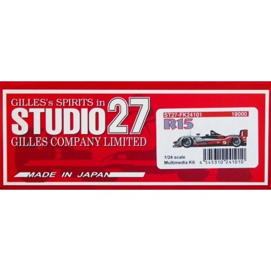 Studio27 FK24101 Multimedia kit - 1/24 Audi R15 LM 2010