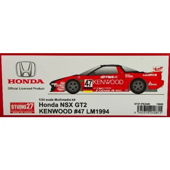 Studio27 FK2480 Multimedia kit - 1/24 Honda NSX GT2 Kenwood #47 LM 1994