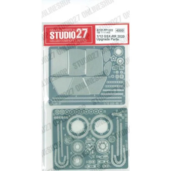 Studio27 FP1222 1/12 GSX-RR 2020 Upgrade Parts for Tamiya kits