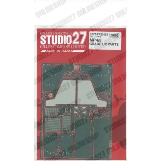 Studio27 FP20163 1/20 MP4/8 Upgrade Parts (ex FP2053) for Tamiya kits - Model Cars