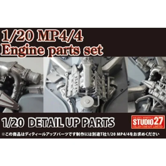 Studio27 FP20167 1/20 MP4/4 Engine parts set for Tamiya kits - Model Cars