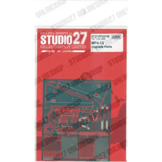 Studio27 FP20169 1/20 McLaren MP4-13 Upgrade Parts for Tamiya kits