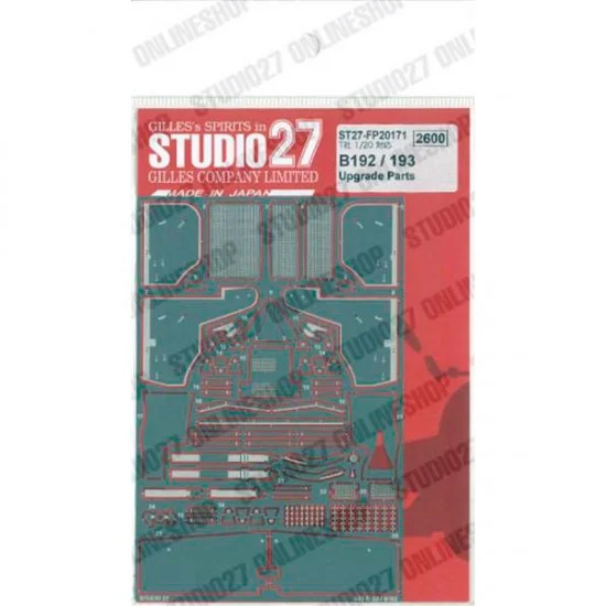 Studio27 FP20171 1/20 Benetton Ford B192 Upgrade Parts for Tamiya kits - Model Cars