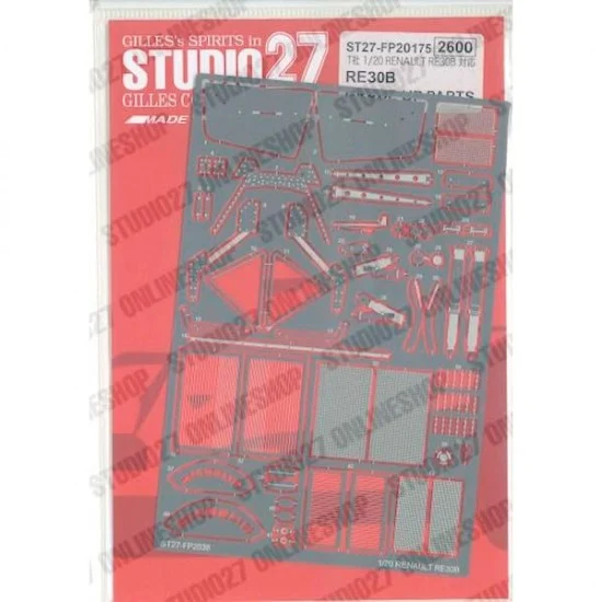 Studio27 FP20175 1/20 Renault RE30B Upgrade Parts for Tamiya kits - Model Cars