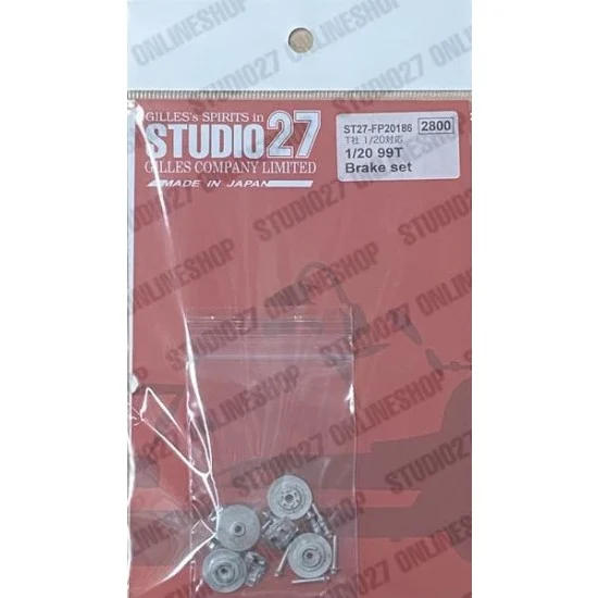 Studio27 FP20186 1/20 Type 99T Brake set for Tamiya kit - Model Cars