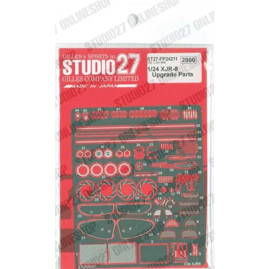 Studio27 FP24211 1/24 XJR-8 Upgrade Parts for Hasegawa kits