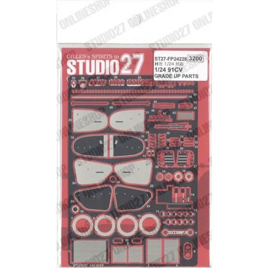 Studio27 FP24228 1/24 91CV Upgrade Parts for Hasegawa kits - Model Cars