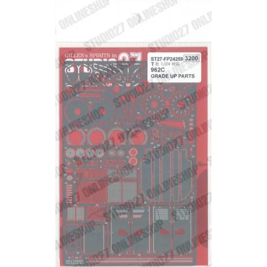 Studio27 FP24259 1/24 Porsche 962C Upgrade Parts (FP24153) for Tamiya kits - Model Cars