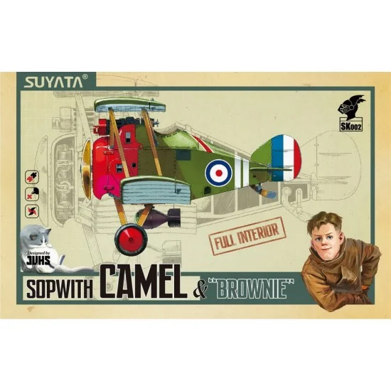 Suyata SK-002 Sky Knight Series - Sopwith Camel & Brownie