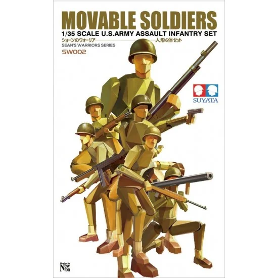 Suyata SW-002 1/35 US Army Assault Infantry Set (6 Movable Soldiers)