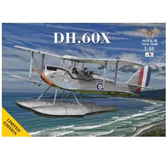 Sova-M 4802 1/48 de Havilland DH.60X Seaplane (in RNZAF service) & Beaching Trolley
