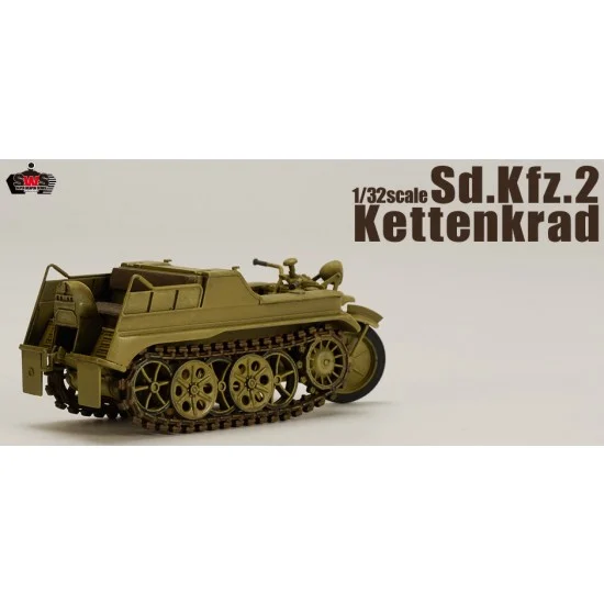 Zoukei Mura SWPS01 1/32 WWII German SdKfz.2 Kettenkrad - Military Vehicles & Tanks