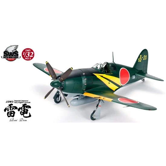 Zoukei Mura SWS05 1/32 Imperial Japanese Navy Fighter Aircraft Mitsubishi J2M3 Raiden - Model Planes