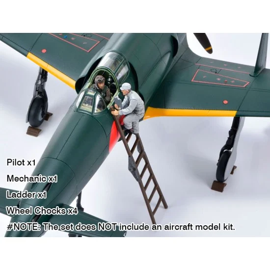Zoukei Mura SWS48-01-F03 1/48 IJN Fighter Aircraft Kyushu J7W1 Shinden Sortie Preparation Set
