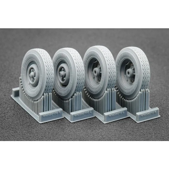 ScaleX WM35010C 1/35 Modern ZU 23-2 Ordinary and sagged Wheel set for Trumpeter kits