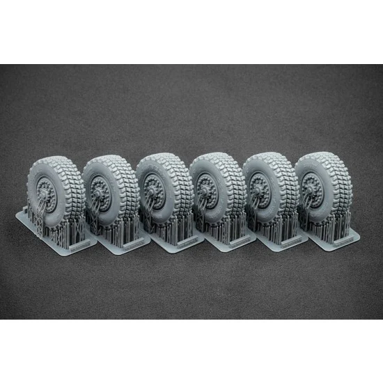 ScaleX WM35011S 1/35 Modern HIMARS V1 Sagged Wheel set for Trumpeter kits - Military Vehicles & Tanks