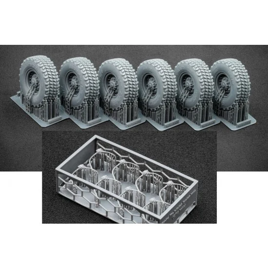 ScaleX WM35012 1/35 Modern HIMARS V2 Ordinary Wheel set for Trumpeter kits - Military Vehicles & Tanks