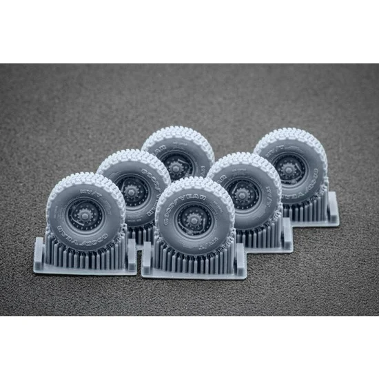 ScaleX WM72003 1/72 Modern HIMARS CTIS Ordinary Wheel set for Meng/Foreart kits - Military Vehicles & Tanks