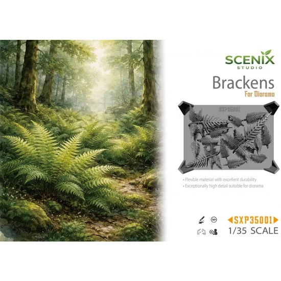 SCENIX Studio P35001 1/35 Bracken (for Diorama) - Scenics & Diorama