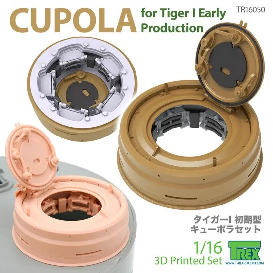 T-Rex Studio R16050 1/16 Tiger I Early Production Cupola