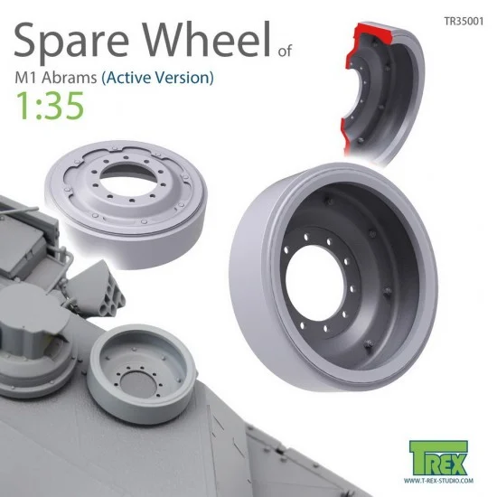 T-Rex Studio R35001 1/35 M1 Abrams Spare Wheel Set