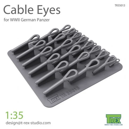 T-Rex Studio R35013 1/35 German Panzer Cable Eyes Set