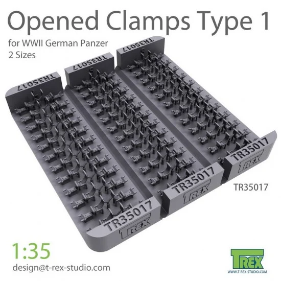 T-Rex Studio R35017 1/35 German Panzer Opened Clamps Type 1
