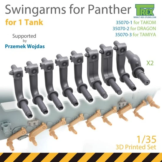 T-Rex Studio R35070-2 1/35 Panther Swingarms Set for Dragon