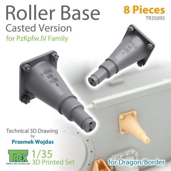 T-Rex Studio R35095 1/35 PzKpfw.IV Roller Base Casted Version for Dragon/Border