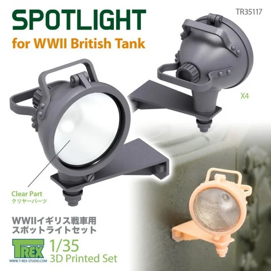 T-Rex Studio R35117 1/35 WWII British Tank Spotlight