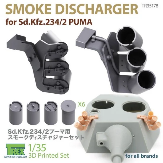 T-Rex Studio R35178 1/35 Smoke Discharger for Sd.Kfz.234/2 PUMA