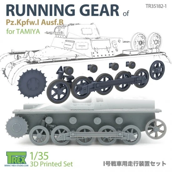 T-Rex Studio R35182-1 1/35 Pz.Kpfw.I Ausf.B Suspension Set for TAMIYA kit