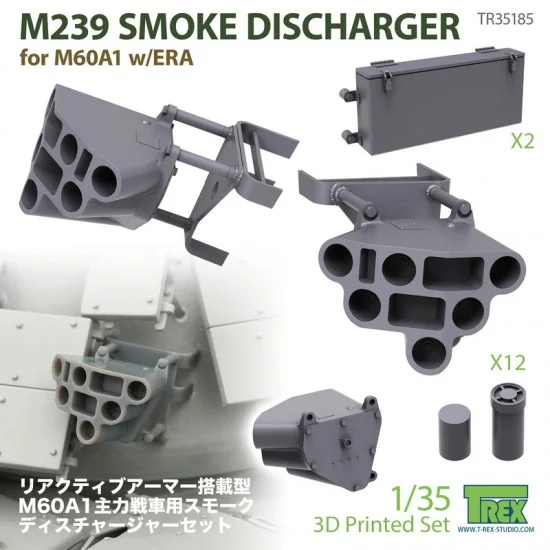 T-Rex Studio R35185 1/35 M239 Smoke Discharger set for M60A1 with ERA