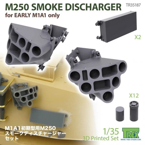 T-Rex Studio R35187 1/35 M250 Smoke Discharger set for Early M1A1 only