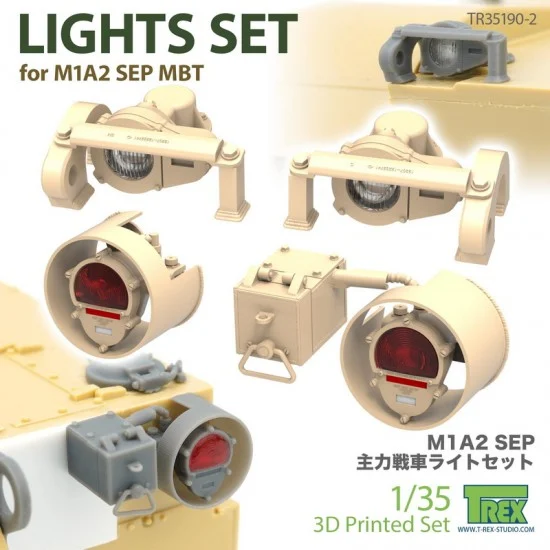 T-Rex Studio R35190-2 1/35 Lights set for M1A2 SEP