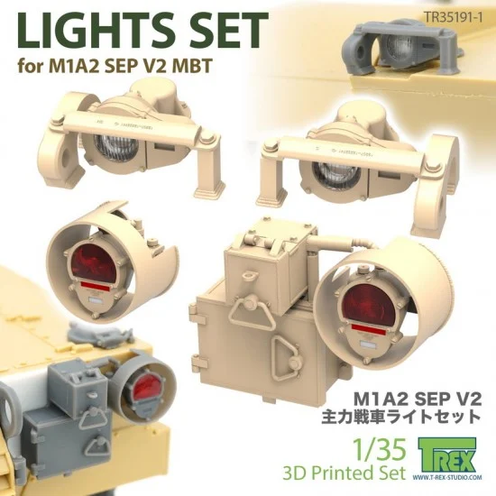 T-Rex Studio R35191-1 1/35 Lights set for M1A2 SEP V2