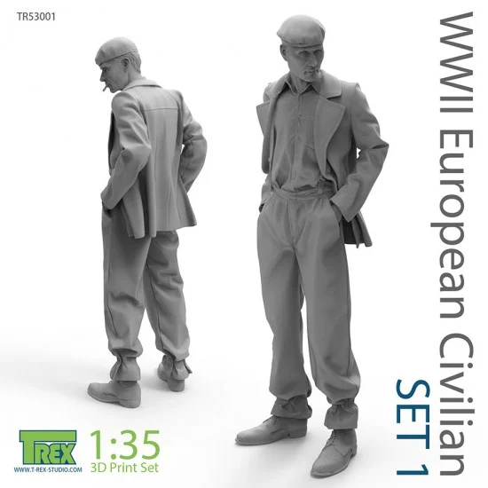 T-Rex Studio R53001 1/35 WWII European Civilian Set #1 (1 figure)