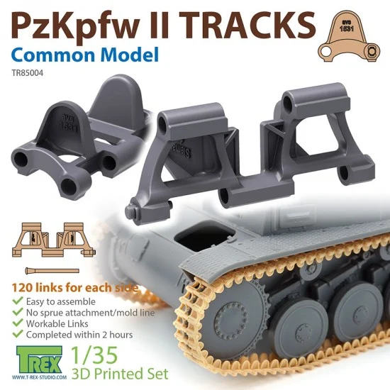 T-Rex Studio R85004 1/35 PzKpfw II Tracks Common Model