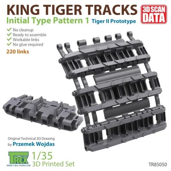 T-Rex Studio R85050 1/35 King Tiger T-Racks Initial Type Pattern 1