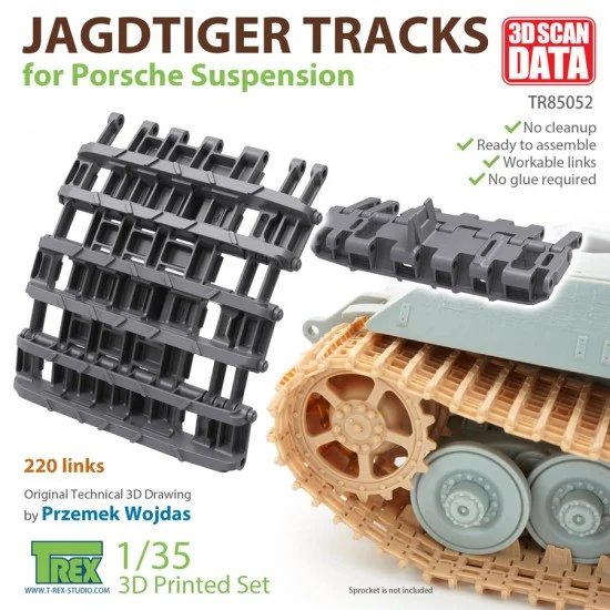 T-Rex Studio R85052 1/35 Jagdtiger T-Racks for Porsche Suspension